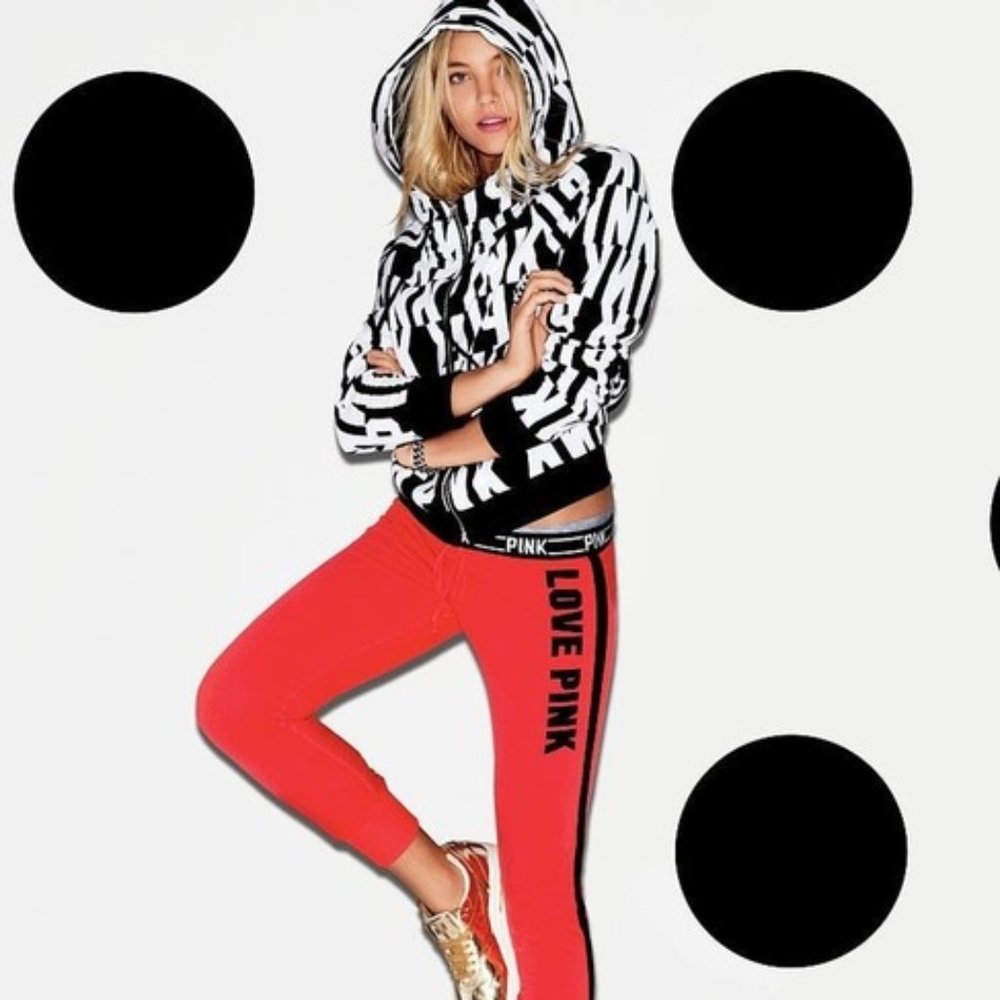 Victoria's Secret PINK funnel neck full zip medium - Picture 2 of 6